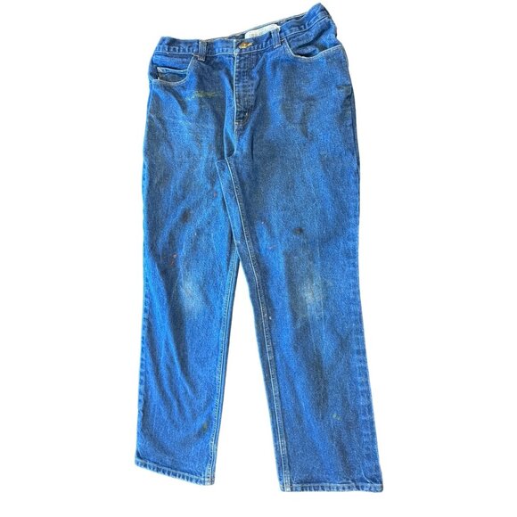 Carhartt Flame Resistant Men's Denim Blue‎ Jeans 36x32 |W1 - Picture 2 of 6